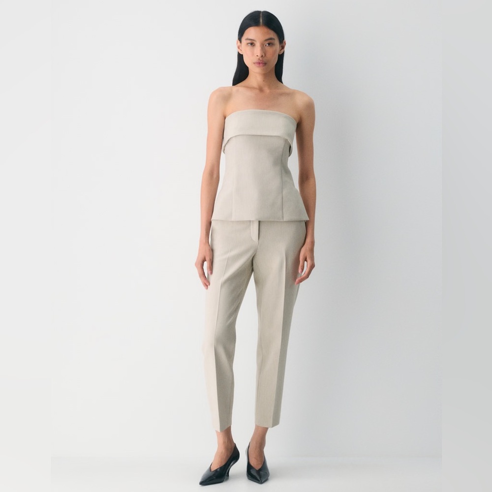Aritzia Markova Pant Heather Matte Pearl Size 0